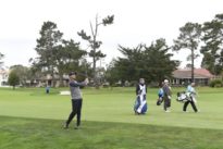 Day two behind early leaders at weather-hit Pebble Beach`